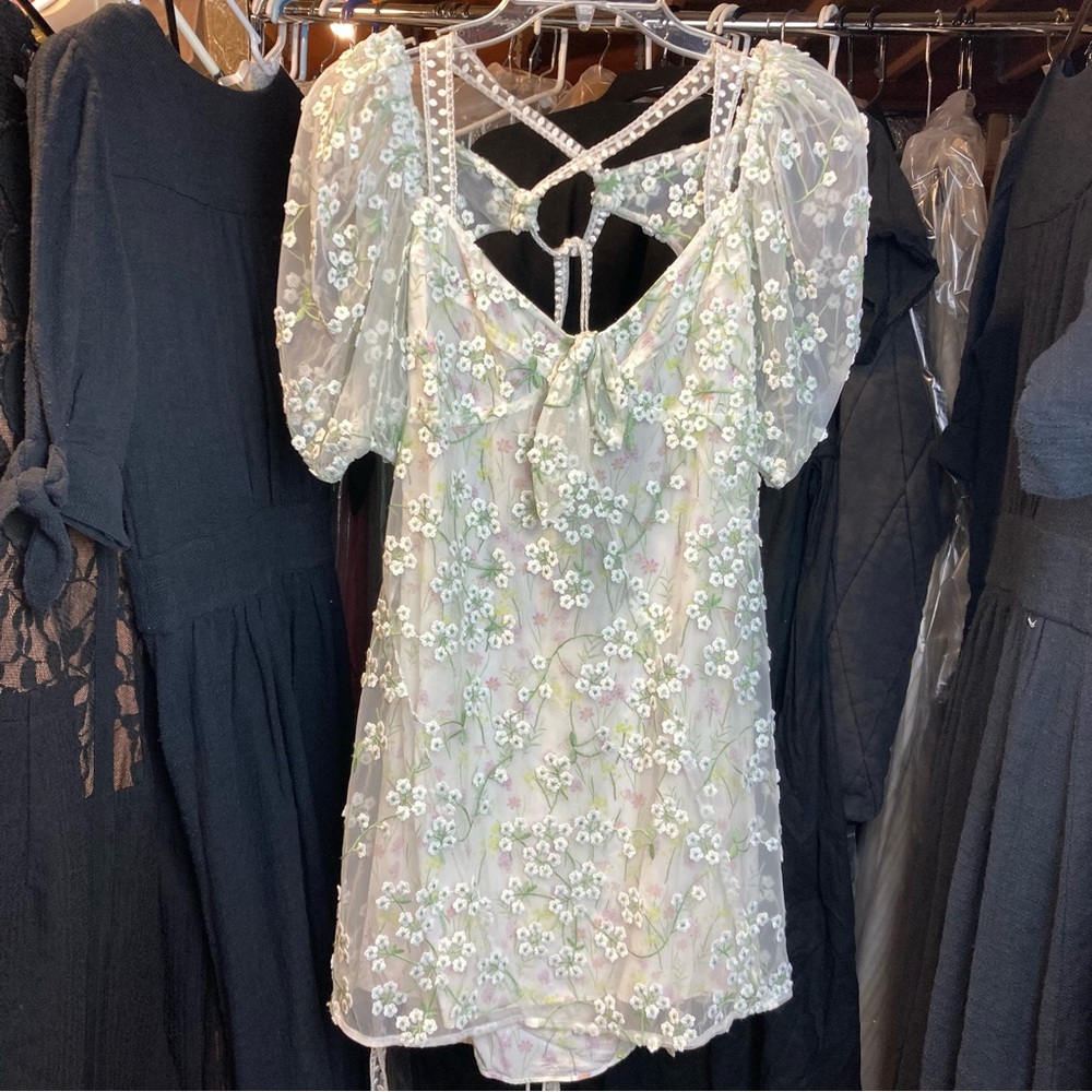 For Love & Lemons Eclair Mini Dress
